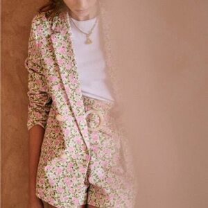 Sézane Christie Blazer Peonies 34 US2